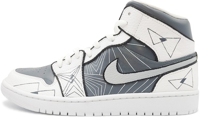 커스텀 에어 조던 1 미드 '사이버펑크 스트라이프' (화이트/블랙) 554724-130(TEAM64-男款条纹国风) Buy 커스텀 에어 조던 1 미드 '사이버펑크 스트라이프' (화이트/블랙) 554724-130(TEAM64-男款条纹国风)
