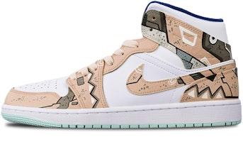 カスタムAJ1ミッド "サイバーパンク 三角ベージュ" 554724-413(TeamT-三角机械卡其白S-BOX) Order カスタムAJ1ミッド "サイバーパンク 三角ベージュ" 554724-413(TeamT-三角机械卡其白S-BOX)