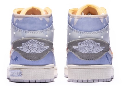 【定制球鞋】Jordan Air Jordan 1 Mid 達芬奇定制 特殊鞋盒 禮遇聖誕 聖誕果實 線條 解構 中幫 復古籃球鞋 GS 紫灰 Purchase 【定制球鞋】Jordan Air Jordan 1 Mid 達芬奇定制 特殊鞋盒 禮遇聖誕 聖誕果實 線條 解構 中幫 復古籃球鞋 GS 紫灰