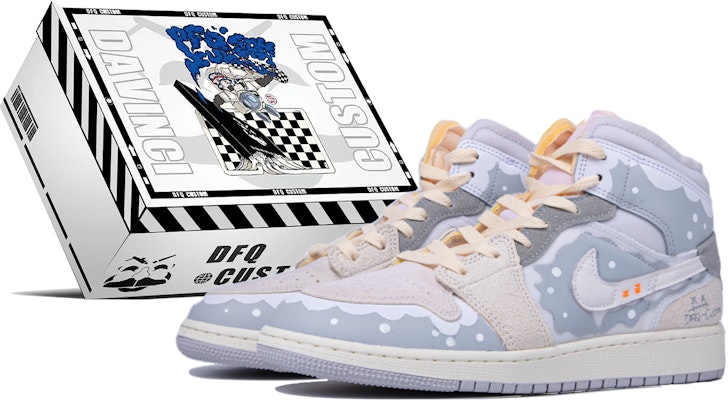 에어 조던 1 미드 '다빈치 크리스마스 눈꽃밤' (커스텀) DQ3726-100(TeamM-女款雪夜S-BOX) Buy 에어 조던 1 미드 '다빈치 크리스마스 눈꽃밤' (커스텀) DQ3726-100(TeamM-女款雪夜S-BOX)