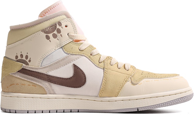 에어 조던 1 미드 '다빈치 커스텀 - 밀크티' DM9652-100(TeamM-男款甜糖牛乳S-BOX) Lookbook 에어 조던 1 미드 '다빈치 커스텀 - 밀크티' DM9652-100(TeamM-男款甜糖牛乳S-BOX)