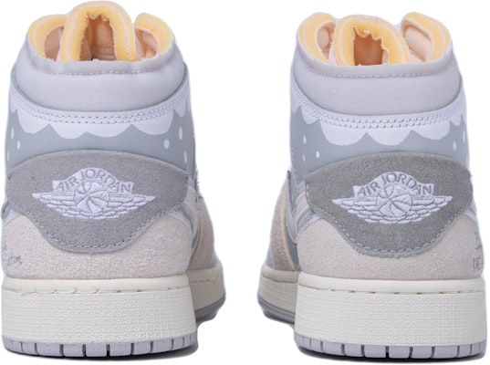 【定制球鞋】 Jordan Air Jordan 1 Mid 達芬奇定制 特殊鞋盒 聖誕雪夜 中幫 復古籃球鞋 GS 白灰 Purchase 【定制球鞋】 Jordan Air Jordan 1 Mid 達芬奇定制 特殊鞋盒 聖誕雪夜 中幫 復古籃球鞋 GS 白灰