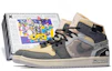 Buy 【定製球鞋】 Jordan Air Jordan 1 達芬奇定製 特殊鞋盒 埃厄洛斯 塗鴉 中幫 復古籃球鞋 GS 黑黃
