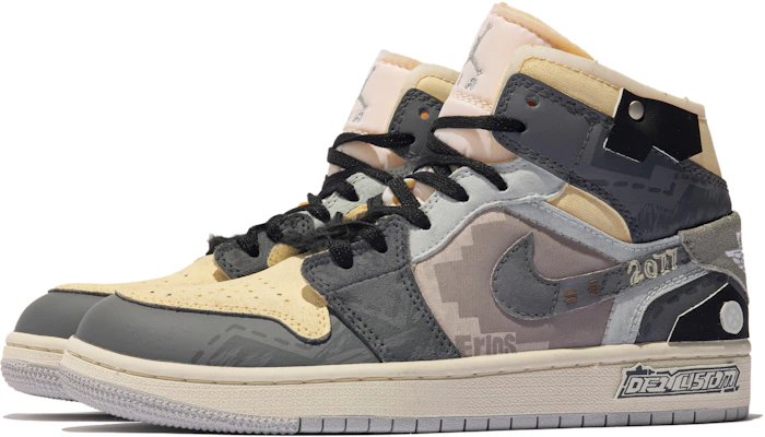 【定製球鞋】 Jordan Air Jordan 1 達芬奇定製 特殊鞋盒 埃厄洛斯 塗鴉 中幫 復古籃球鞋 GS 黑黃 Shop 【定製球鞋】 Jordan Air Jordan 1 達芬奇定製 特殊鞋盒 埃厄洛斯 塗鴉 中幫 復古籃球鞋 GS 黑黃