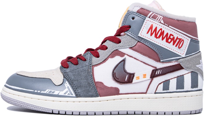 【定制鞋款】Air Jordan 1 Mid '达芬奇定制灰红' DM9652-100(TeamM-男款复古机能) Buy 【定制鞋款】Air Jordan 1 Mid '达芬奇定制灰红' DM9652-100(TeamM-男款复古机能)