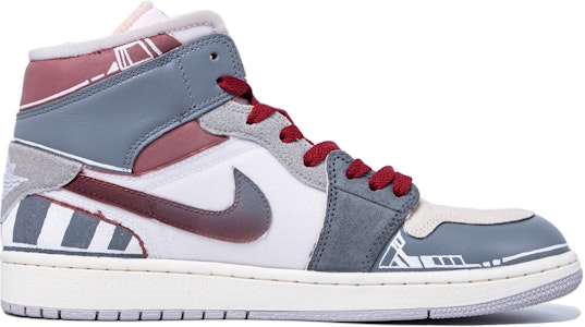 에어 조던 1 미드 '다빈치 커스텀 회/적' DM9652-100(TeamM-男款复古机能) Order 에어 조던 1 미드 '다빈치 커스텀 회/적' DM9652-100(TeamM-男款复古机能)