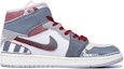 Order 【定制鞋款】Air Jordan 1 Mid '达芬奇定制灰红' DM9652-100(TeamM-男款复古机能)
