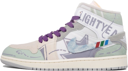 Zapatillas personalizadas Air Jordan 1 Mid 'Da Vinci Púrpura Verde' DM9652-100(TeamM-男款白日奇想S-BOX) Buy Zapatillas personalizadas Air Jordan 1 Mid 'Da Vinci Púrpura Verde' DM9652-100(TeamM-男款白日奇想S-BOX)