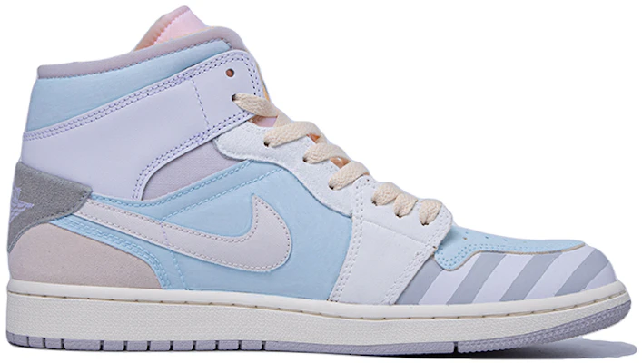 에어 조던 1 미드 '다빈치 픽셀 퓨처' (커스텀) DM9652-100(TeamM-男款像素未来白灰蓝) Order 에어 조던 1 미드 '다빈치 픽셀 퓨처' (커스텀) DM9652-100(TeamM-男款像素未来白灰蓝)