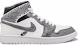 Lookbook 【定製球鞋】 Jordan Air Jordan 1 Mid White 純白 2020款 原創小鯊魚限定 達芬奇定製 中幫 復古籃球鞋 男款 黑白灰
