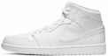 Details for 【定製球鞋】 Jordan Air Jordan 1 Mid White 純白 2020款 原創小鯊魚限定 達芬奇定製 中幫 復古籃球鞋 男款 黑白灰