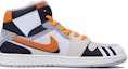 Order 에어 조던 1 미드 '다빈치 그라피티' (회/주황) DQ3726-100(TeamM-女款社交达人)