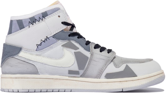 커스텀 에어 조던 1 미드 '다빈치 보라회검' DQ3726-100(TeamM-衍界xhzz) Order 커스텀 에어 조던 1 미드 '다빈치 보라회검' DQ3726-100(TeamM-衍界xhzz)