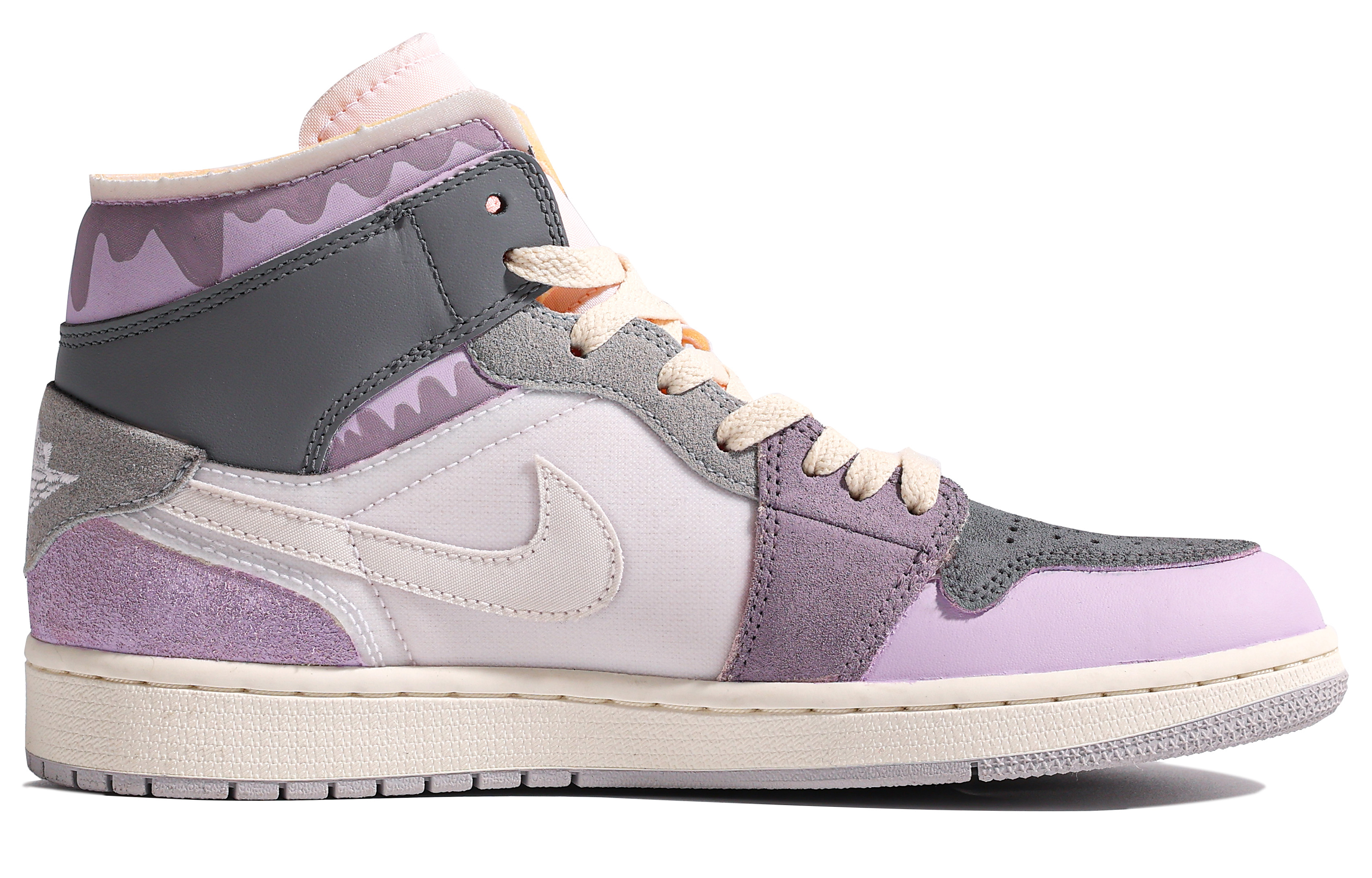 Purchase [Zapatillas Personalizadas] Air Jordan 1 Mid 'Da Vinci Morado Gris' DM9652-100(TeamM-男款金只于你S-BOX)