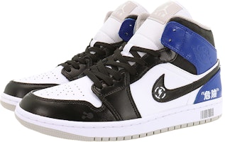 커스텀 에어 조던 1 미드 "블랙블루화이트" (or) 커스텀 조던 1 미드 "위험지대" 554724-082(Team10-危险禁区) Lookbook 커스텀 에어 조던 1 미드 "블랙블루화이트" (or) 커스텀 조던 1 미드 "위험지대" 554724-082(Team10-危险禁区)