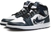 Lookbook 【定制鞋款】Air Jordan 1 Mid '深青-黑白蓝' 554724-411(Team10-锦鲤太极靛青QD)