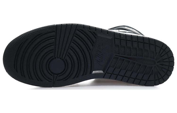 Details for [Kasur Kasut] Air Jordan 1 Mid 'Teal Gelap - Hitam Putih Biru' 554724-411(Team10-锦鲤太极靛青QD)