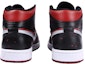 Shop 【定製球鞋】 Jordan Air Jordan 1 Mid 超級英雄 死侍 中幫 復古籃球鞋 男款 黑紅