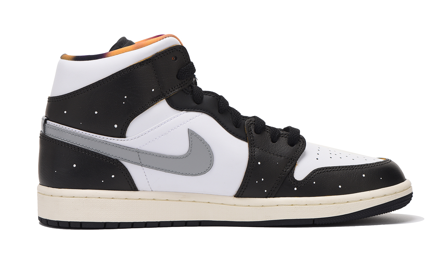 Order カスタムAJ1ミッド デコンストラクト 黒灰 DQ8417-071(Team拾伍-男款黑灰)