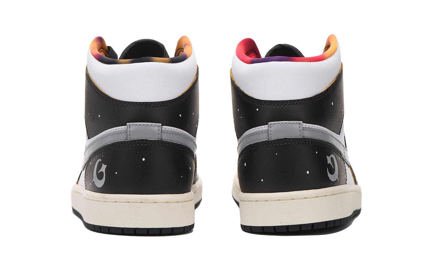 Shop カスタムAJ1ミッド デコンストラクト 黒灰 DQ8417-071(Team拾伍-男款黑灰)