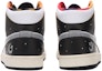 Shop 【訂製球鞋】 Jordan Air Jordan 1 Mid 解構 街頭 高筒 滑板鞋 男款 黑灰