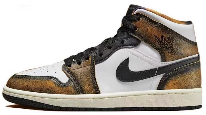 【訂製球鞋】 Jordan Air Jordan 1 Mid 解構 街頭 高筒 滑板鞋 男款 黑灰 Details for 【訂製球鞋】 Jordan Air Jordan 1 Mid 解構 街頭 高筒 滑板鞋 男款 黑灰