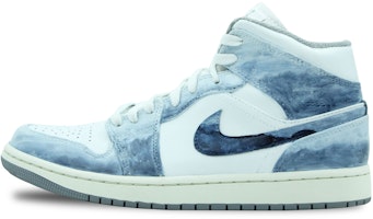 【客製球鞋】Jordan Air Jordan 1 Mid 深海 耐磨防滑 中筒 復古籃球鞋 男款 深藍白 Order 【客製球鞋】Jordan Air Jordan 1 Mid 深海 耐磨防滑 中筒 復古籃球鞋 男款 深藍白