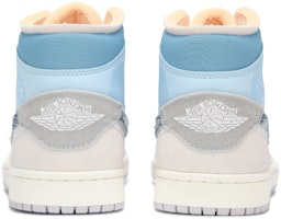 【訂製籃球鞋】Jordan Air Jordan 1 Mid 火心 破壞風牛仔鉤子 復古 解構 減震 中筒 復古籃球鞋 男款 藍灰色 Shop 【訂製籃球鞋】Jordan Air Jordan 1 Mid 火心 破壞風牛仔鉤子 復古 解構 減震 中筒 復古籃球鞋 男款 藍灰色