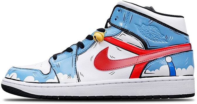 custom-shoes-air-jordan-1-mid-ding-dong-anime-blue