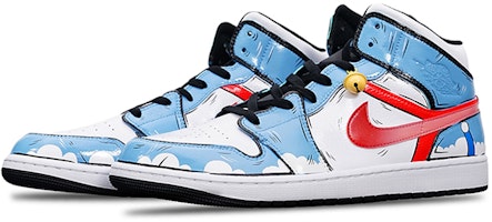 カスタムAJ1 Mid"叮咚アニメ青" (Kasutamu AJ1 Mid "Ding Dong Anime Ao") 554725-132(Teamone-女款叮当) Lookbook カスタムAJ1 Mid"叮咚アニメ青" (Kasutamu AJ1 Mid "Ding Dong Anime Ao") 554725-132(Teamone-女款叮当)