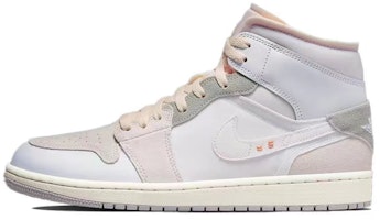【訂製球鞋】Jordan Air Jordan 1 Mid 做舊廢土風 特殊鞋盒 手繪噴繪 中幫 復古籃球鞋 男款 灰白棕 Details for 【訂製球鞋】Jordan Air Jordan 1 Mid 做舊廢土風 特殊鞋盒 手繪噴繪 中幫 復古籃球鞋 男款 灰白棕