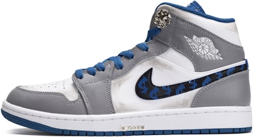 カスタムAJ1 Mid "$" 青白灰 (カスタム エアジョーダン1 ミッド ドルサイン あおしろはい) DQ8426-014(TeamE-男款金钱符号蓝白灰) Buy カスタムAJ1 Mid "$" 青白灰 (カスタム エアジョーダン1 ミッド ドルサイン あおしろはい) DQ8426-014(TeamE-男款金钱符号蓝白灰)