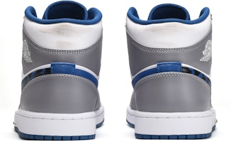 カスタムAJ1 Mid "$" 青白灰 (カスタム エアジョーダン1 ミッド ドルサイン あおしろはい) DQ8426-014(TeamE-男款金钱符号蓝白灰) Shop カスタムAJ1 Mid "$" 青白灰 (カスタム エアジョーダン1 ミッド ドルサイン あおしろはい) DQ8426-014(TeamE-男款金钱符号蓝白灰)