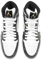 【訂製球鞋】 Jordan Air Jordan 1 龍年CNY 閃亮 衝破龍鱗紋 逃出生天 筆記 中筒 復古籃球鞋 男款 黑白金 Shop 【訂製球鞋】 Jordan Air Jordan 1 龍年CNY 閃亮 衝破龍鱗紋 逃出生天 筆記 中筒 復古籃球鞋 男款 黑白金