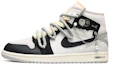 Buy 【定制球鞋】Jordan Air Jordan 1 Mid 夢想成真 中幫 復古籃球鞋 GS 黑白灰