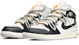 Lookbook 【定制球鞋】Jordan Air Jordan 1 Mid 夢想成真 中幫 復古籃球鞋 GS 黑白灰
