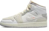 Sizing 【定制球鞋】Jordan Air Jordan 1 Mid 夢想成真 中幫 復古籃球鞋 GS 黑白灰