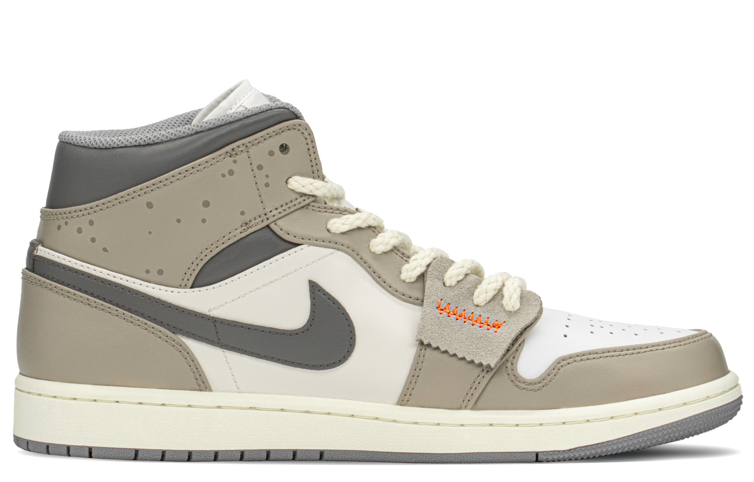 Lookbook 【カスタムシューズ】エアジョーダン1ミッド『アーストーン』 554724-135(TeamA-AJ爱情造木咖S-BOX)