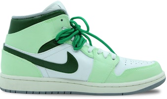 【訂製球鞋】 Jordan Air Jordan 1 綠野仙蹤 耐磨防滑 中筒 復古籃球鞋 男款 綠白 Order 【訂製球鞋】 Jordan Air Jordan 1 綠野仙蹤 耐磨防滑 中筒 復古籃球鞋 男款 綠白