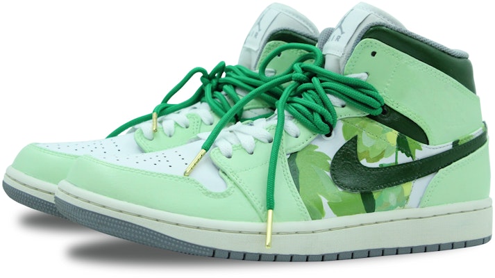 에어 조던 1 미드 '에메랄드 시티' (커스텀) 554724-135(Team39-AMY91绿野仙踪) Lookbook 에어 조던 1 미드 '에메랄드 시티' (커스텀) 554724-135(Team39-AMY91绿野仙踪)