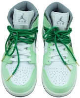【訂製球鞋】 Jordan Air Jordan 1 綠野仙蹤 耐磨防滑 中筒 復古籃球鞋 男款 綠白 Shop 【訂製球鞋】 Jordan Air Jordan 1 綠野仙蹤 耐磨防滑 中筒 復古籃球鞋 男款 綠白