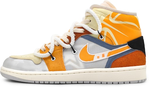 에어 조던 1 미드 '화려한 은빛 오렌지' (커스텀 슈즈) DM9652-100(Team16-男款篮球火解构橙) Buy 에어 조던 1 미드 '화려한 은빛 오렌지' (커스텀 슈즈) DM9652-100(Team16-男款篮球火解构橙)