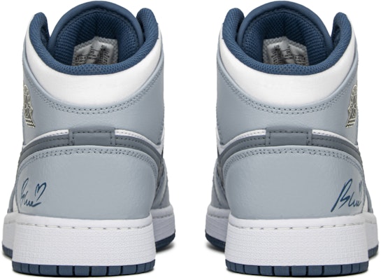 에어 조던 1 미드 '포그 블루 러버' 커스텀 슈즈 DQ8423-014(TeamA-雾蓝恋人) Shop 에어 조던 1 미드 '포그 블루 러버' 커스텀 슈즈 DQ8423-014(TeamA-雾蓝恋人)