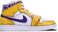 Lookbook 【定制鞋款】Air Jordan 1 Mid “愚人节紫金色” 554724-130(TeamJ-愚人节男款紫黄)