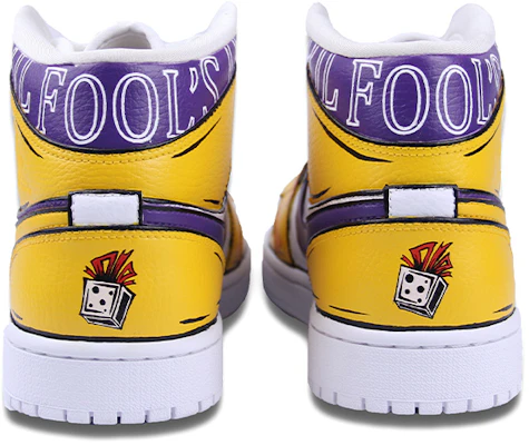 【定制運動鞋】Air Jordan 1 Mid 中筒 愚人節 大舞台 愚人節專屬定制 籃球鞋 男款 紫金 Purchase 【定制運動鞋】Air Jordan 1 Mid 中筒 愚人節 大舞台 愚人節專屬定制 籃球鞋 男款 紫金