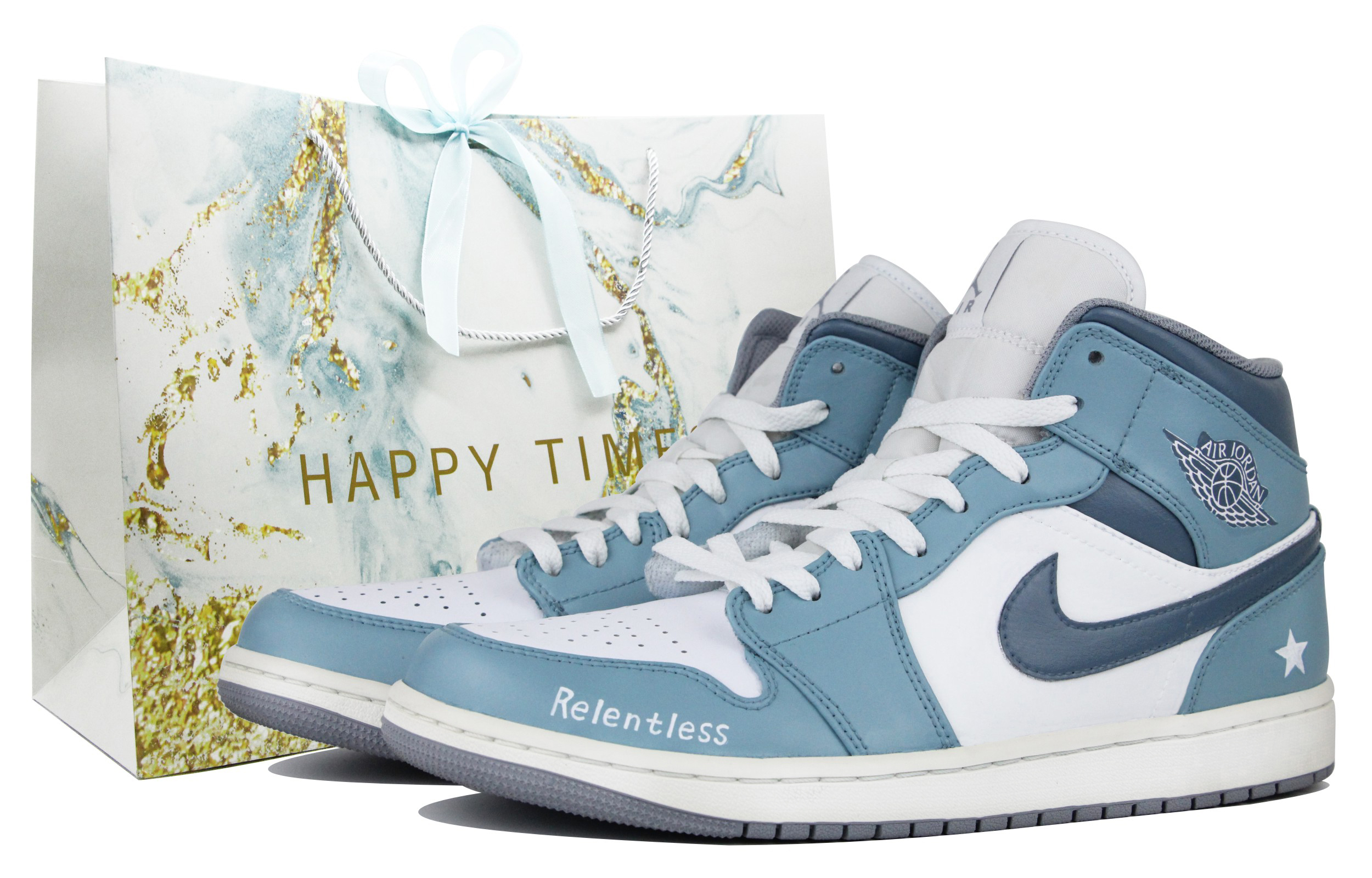 Buy [Kasuka] Air Jordan 1 Mid 'Hijau Merak Segar' 554724-135(Team39-AMY74绿白)