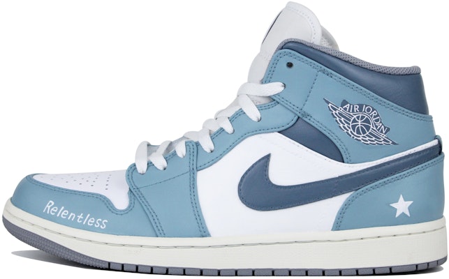 【定製球鞋】 Jordan Air Jordan 1 Mid 小清新 孔雀綠 中幫 復古籃球鞋 男款 綠白 Order 【定製球鞋】 Jordan Air Jordan 1 Mid 小清新 孔雀綠 中幫 復古籃球鞋 男款 綠白