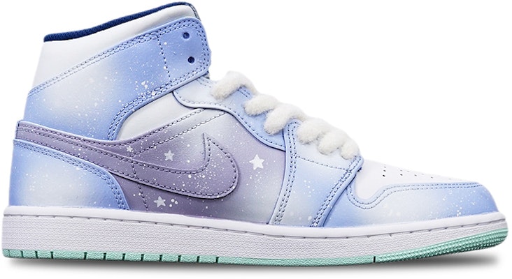 에어 조던 1 미드 '겨울 눈꽃 보라-흰색' (커스텀) 554724-413(TeamT-星黛露紫融雪S-BOX) Order 에어 조던 1 미드 '겨울 눈꽃 보라-흰색' (커스텀) 554724-413(TeamT-星黛露紫融雪S-BOX)