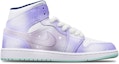 Lookbook 【訂製球鞋】 Jordan Air Jordan 1 Mid 冰雪奇緣融雪雪花 噴繪 聖誕主題 限量鞋盒 復古籃球鞋 男款 紫白