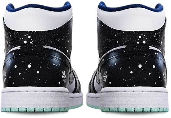 에어 조던 1 미드 '눈꽃 크리스마스' (블랙/화이트) 554724-413(TeamT-圣诞黑白雪花S-BOX) Purchase 에어 조던 1 미드 '눈꽃 크리스마스' (블랙/화이트) 554724-413(TeamT-圣诞黑白雪花S-BOX)